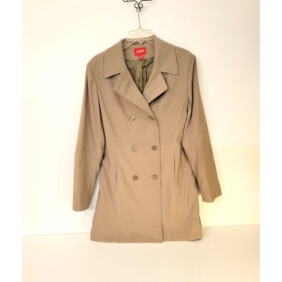 Esprit Jackets & Blazers - Esprit Tan Trench Coat Size Medium